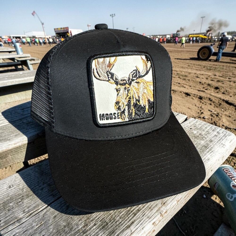 Goorin Brothers "Animal Farm" Moose Trucker Hat – Black 🫎New
